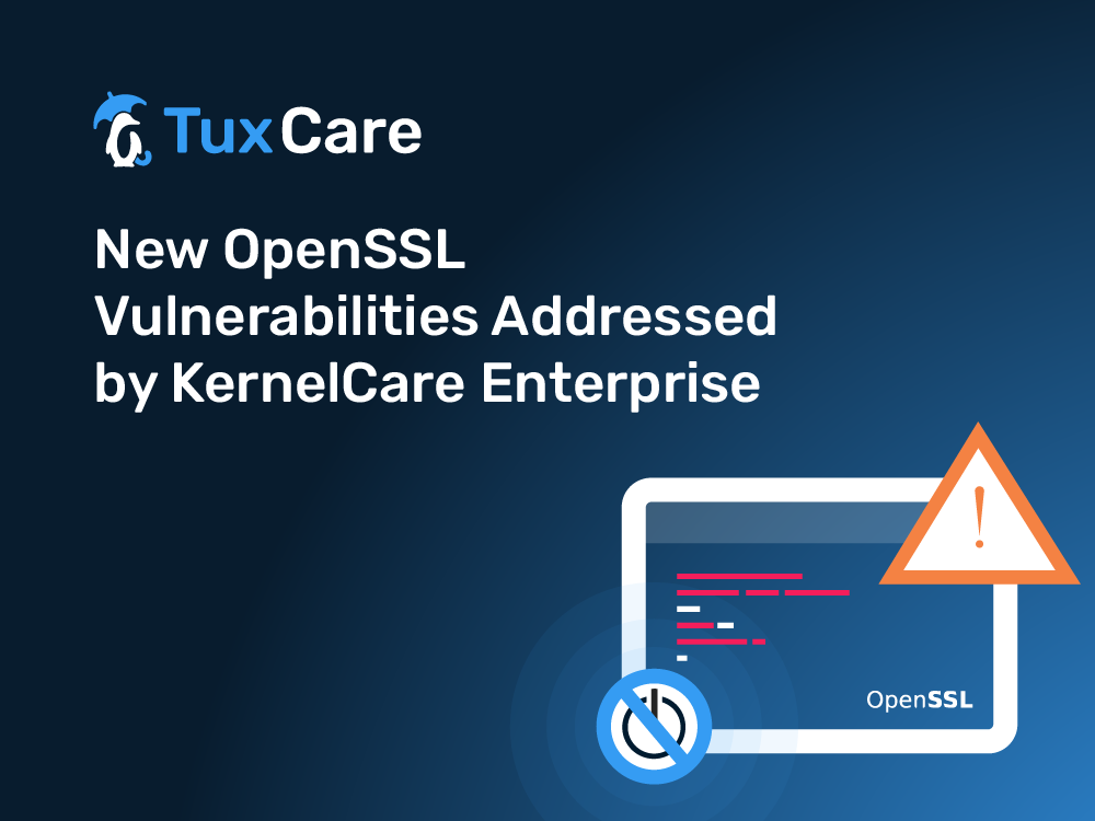 Neue OpenSSL-Schwachstellen werden von KernelCare Enterprise behoben